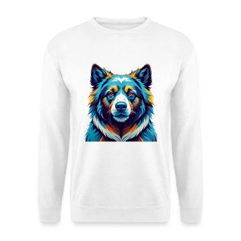 Tahltan Bear Dog Breed Colorful Cartoon Kawaii - Unisex Sweatshirt - white - Front