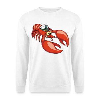 Lobster Captain - Unisex Sweatshirt - white - Front
