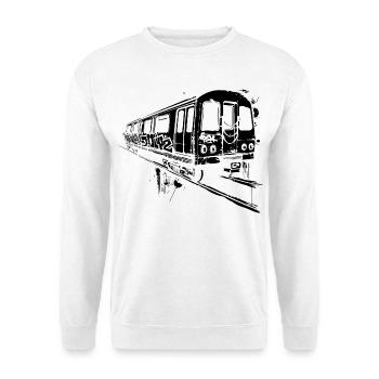 Railway Graphic - Unisex Sweatshirt - white - Front