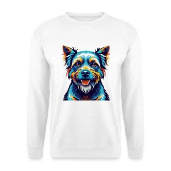 Berger De Beauce Hunderasse Bunte Karikatur Kawaii - Unisex Pullover - Weiß - Vorne