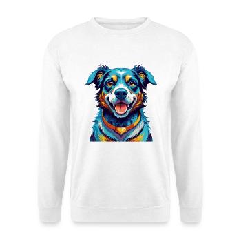 Cao De Castro Laboreiro Dog Breed Cartoon Kawaii - Unisex Sweatshirt - white - Front