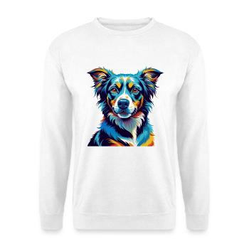 Cao Da Serra De Aires Hunderasse Karikatur Kawaii - Unisex Pullover - Weiß - Vorne