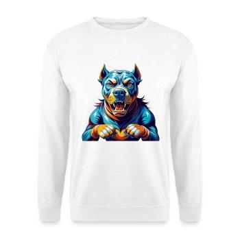 Cordoba Fighting Dog Breed Colorful Cartoon Kawaii - Unisex Sweatshirt - white - Front