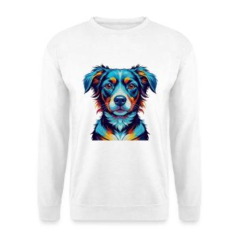 Drever Dog Breed Colorful Cartoon Kawaii - Unisex Sweatshirt - white - Front