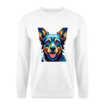 Cesky Fousek Race Chien Coloré Dessin Animé Kawaii - Sweat-shirt Unisexe - blanc - Devant