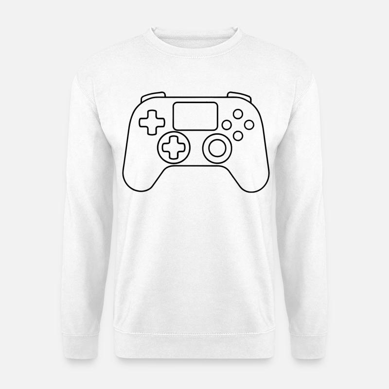 Spiel Controller - Unisex Pullover - Weiß