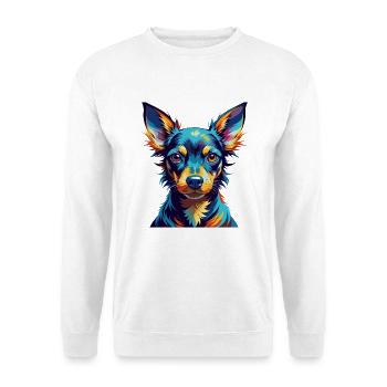 Englisch Spielzeug Terrier Hund Rasse Karikatur Kawaii - Unisex Pullover - Weiß - Vorne