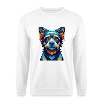 Braque Du Bourbonnais Hunderasse Karikatur Kawaii - Unisex Pullover - Weiß - Vorne