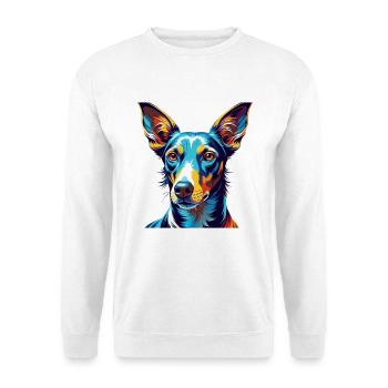 Podenco Ibicenco Chien Race Coloré Dessin Animé Kawaii - Sweat-shirt Unisexe - blanc - Devant