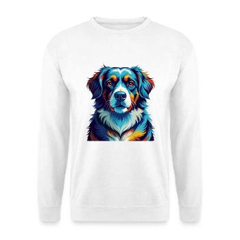 Slovensky Cuvac Chien Race Coloré Dessin Animé Kawaii - Sweat-shirt Unisexe - blanc - Devant