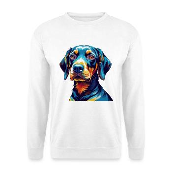 Plott Hound Chien Race Coloré Dessin Animé Kawaii - Sweat-shirt Unisexe - blanc - Devant