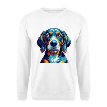 Transylvanian Hound Dog Breed Cartoon Kawaii - Unisex Sweatshirt - white - Front