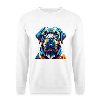 Neapolitanische Dogge Hunderasse Karikatur Kawaii - Unisex Pullover - Weiß - Vorne