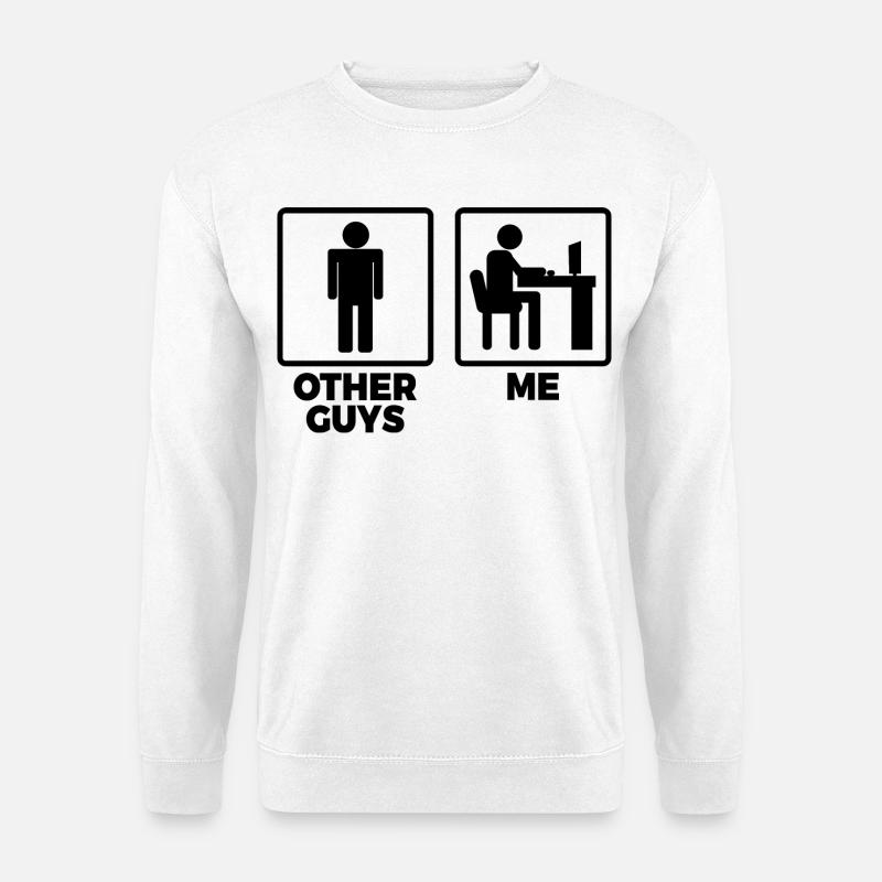 Other programmers and me - Unisex Sweatshirt - white