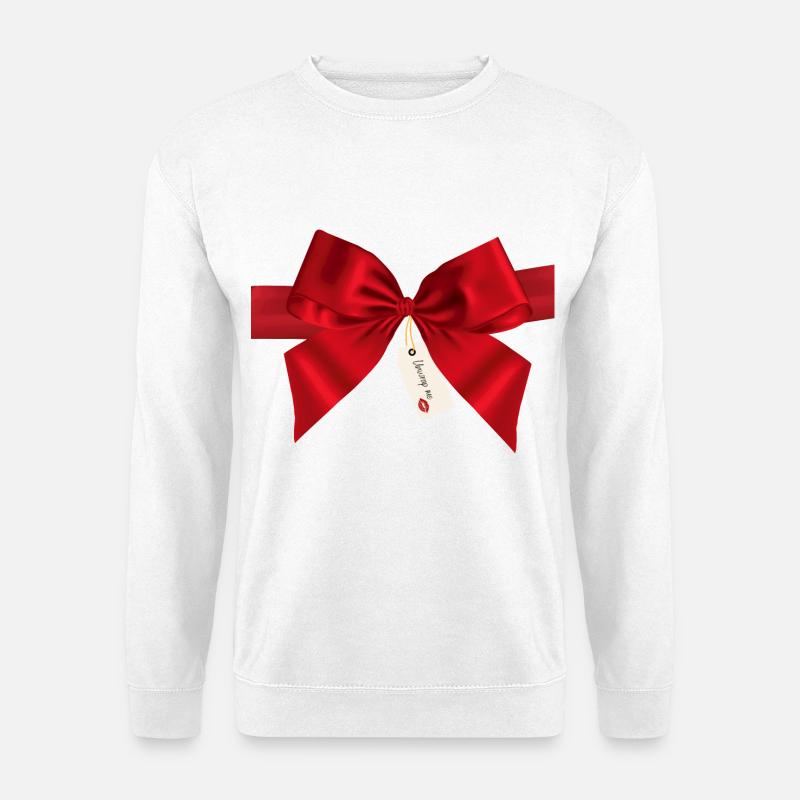 Unwrap me - Unisex Pullover - Weiß