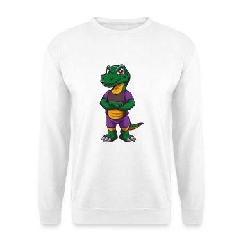 Komodo Dragon Funny Kawaii Cartoon Character - Unisex Sweatshirt - white - Front