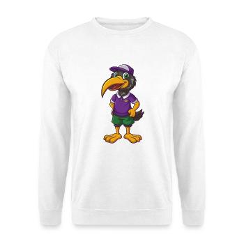 Ibis Funny Kawaii Cartoon Character Clipart - Unisex Sweatshirt - white - Front