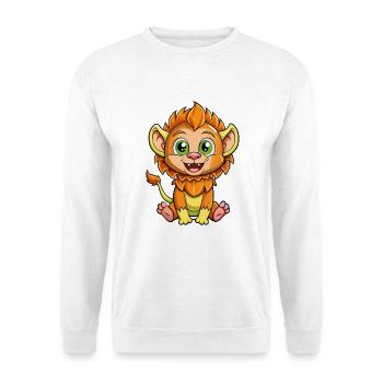 Manticore Mignon Dessin Animé Personnage Kawaii Clipart - Sweat-shirt Unisexe - blanc - Devant