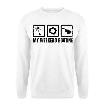 Ukulele Wochenende - Unisex Pullover - Weiß - Vorne