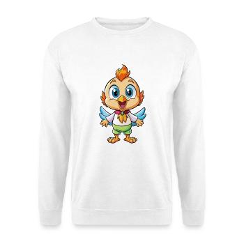 Skylark Mignon Personnage De Dessin Animé Kawaii Clipart - Sweat-shirt Unisexe - blanc - Devant