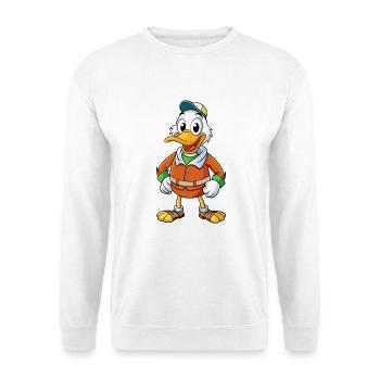 Shoveler Niedliche Zeichentrickfigur Kawaii Clipart - Unisex Pullover - Weiß - Vorne