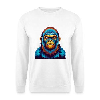 BigFoot Bunte Kawaii Cartoon Figur Clipart - Unisex Pullover - Weiß - Vorne