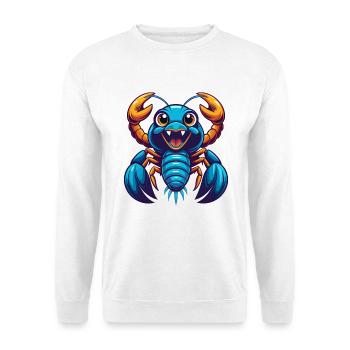 Craw coloré Kawaii Dessin animé Personnage Clipart - Sweat-shirt Unisexe - blanc - Devant