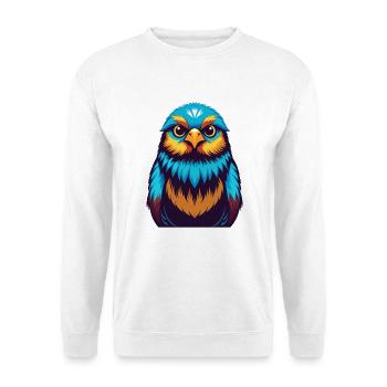 Canary Colorful Kawaii Cartoon Character Clipart - Unisex Sweatshirt - white - Front