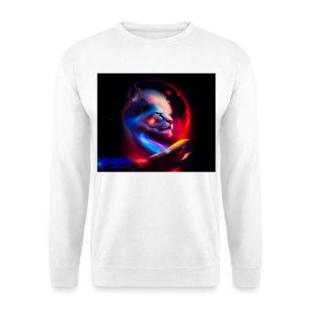Lion Univers - Unisex Sweatshirt - white - Front