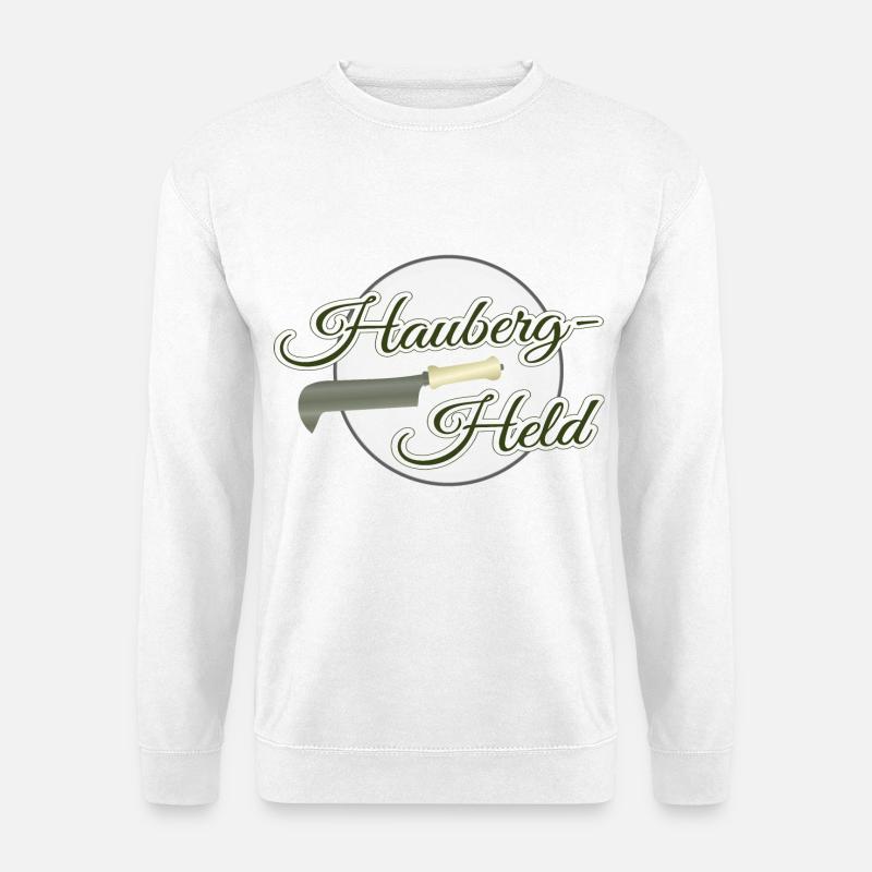 Held des Haubergs Wald Ranger Hauberg Knipp Gnibb - Unisex Pullover - Weiß
