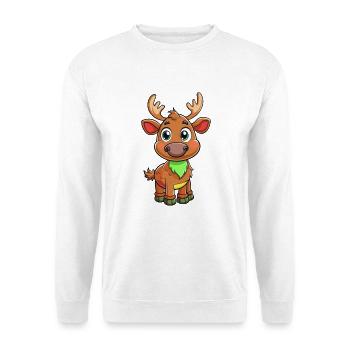 orignal mignon personnage de dessin animé Kawaii Clipart - Sweat-shirt Unisexe - blanc - Devant
