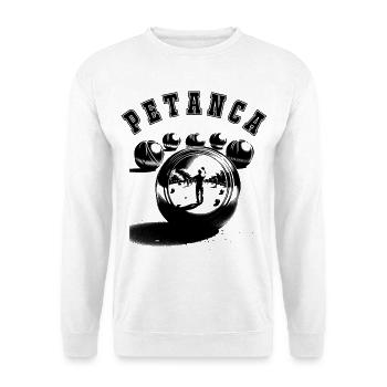 PETANCA - Unisex Pullover - Weiß - Vorne