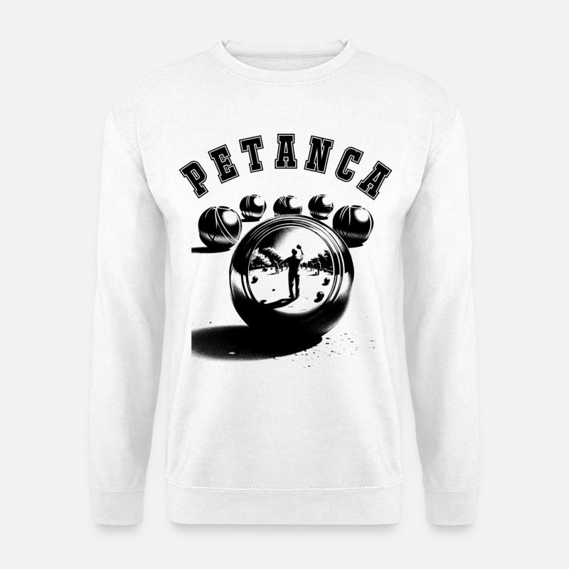 PETANCA - Unisex Pullover - Weiß