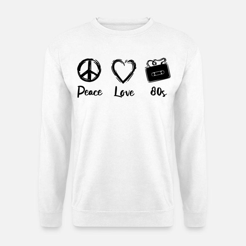 Ich liebe die 80er - Unisex Pullover - Weiß