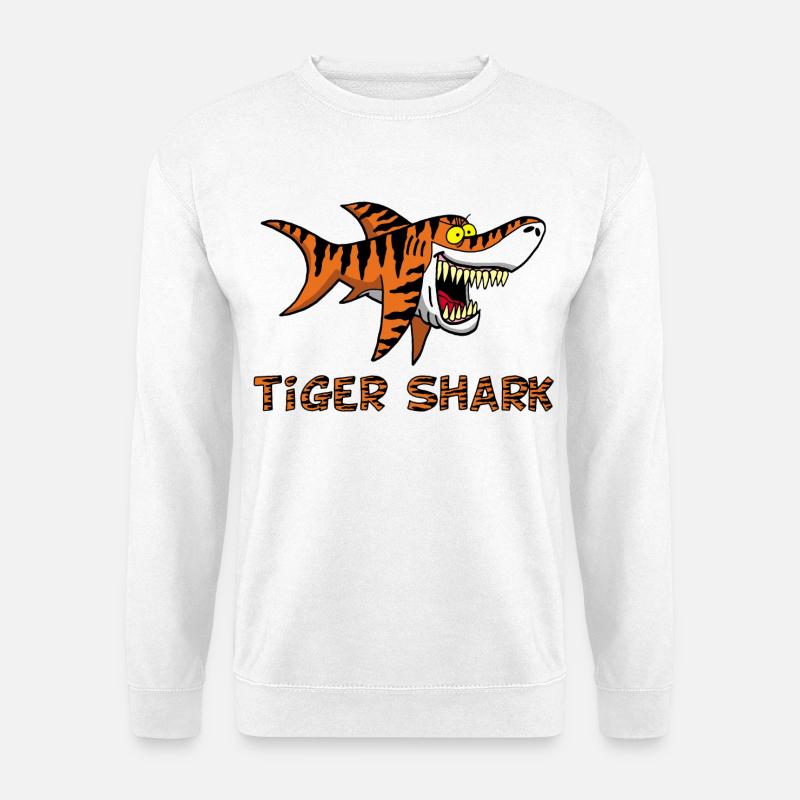 Tigerhai - Unisex Pullover - Weiß