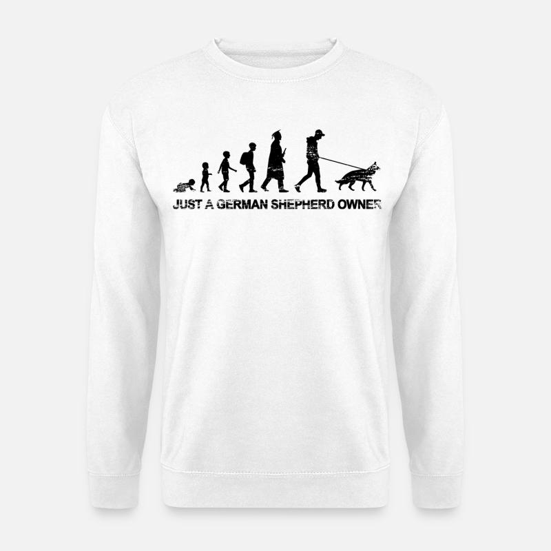 Only one German Shepherd owner - Unisex Sweatshirt - white