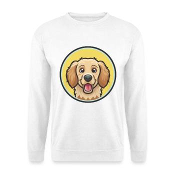 Fauve De Bretagne Dog Breed Cartoon Kawaii Clipart - Unisex Sweatshirt - white - Front