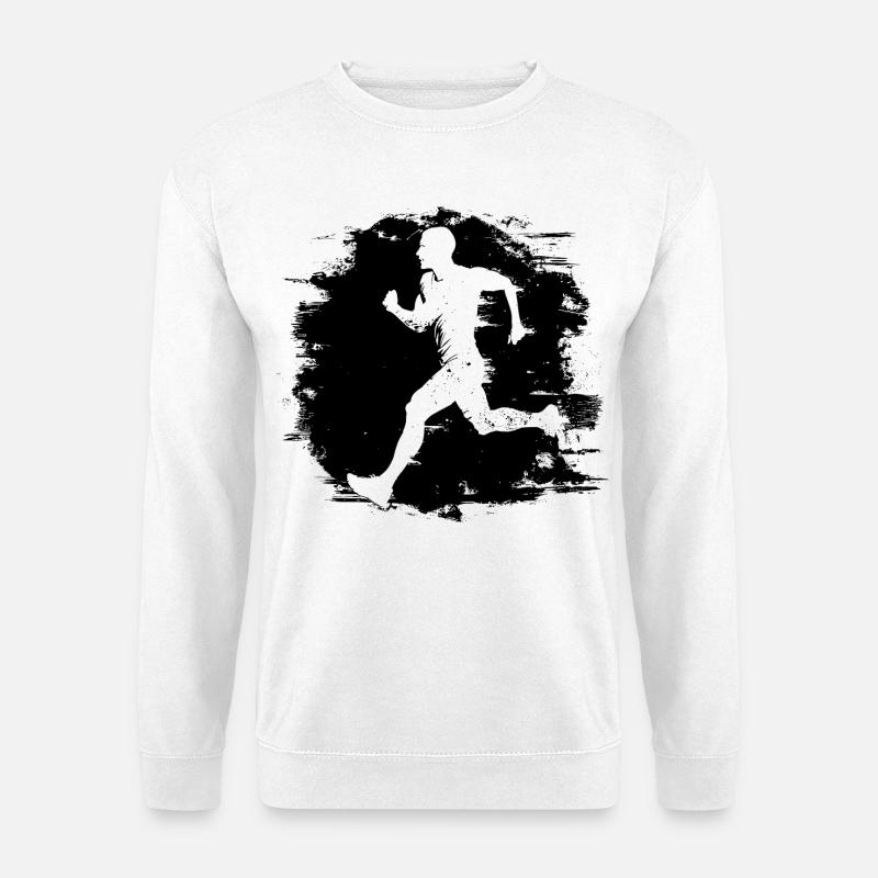 Marathon Junge - Unisex Pullover - Weiß
