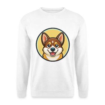 Norwegischer Lundehund Hunderasse Lustige Karikatur Kawaii - Unisex Pullover - Weiß - Vorne