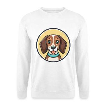 Westphalien Dachsbracke Chien Race Dessin Animé Kawaii - Sweat-shirt Unisexe - blanc - Devant