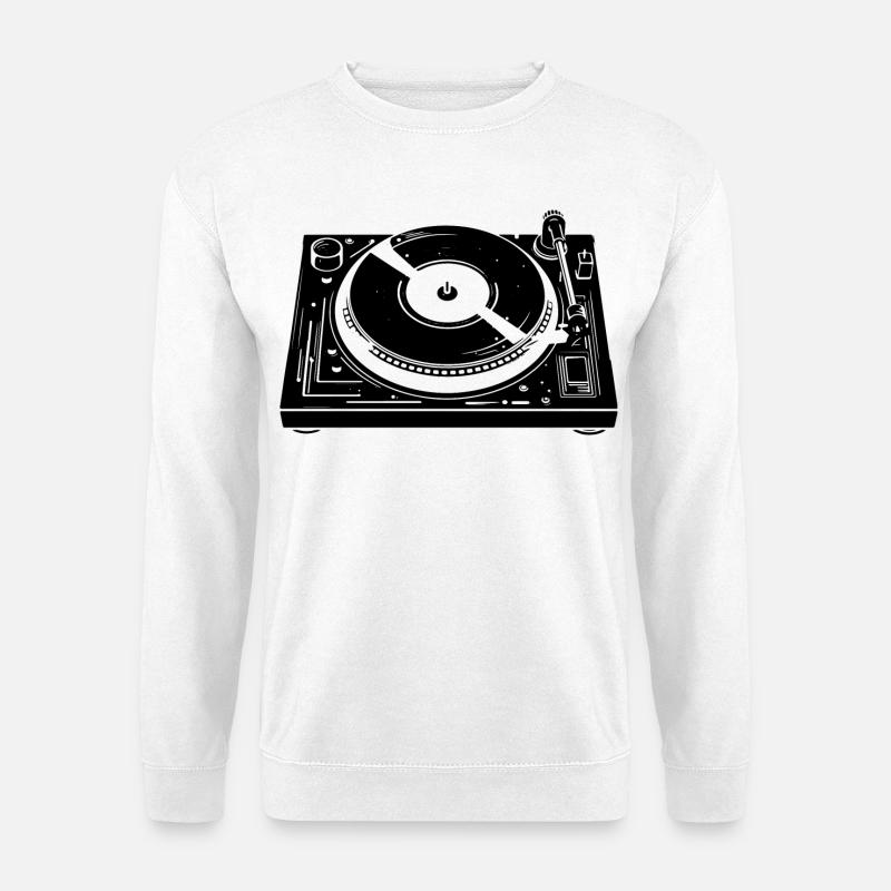 DJ Mischpult - Unisex Pullover - Weiß