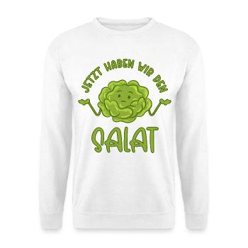 Maintenant, nous avons la salade - Sweat-shirt Unisexe - blanc - Devant