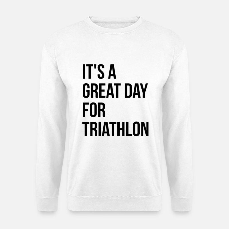 Triathlon - Unisex Pullover - Weiß