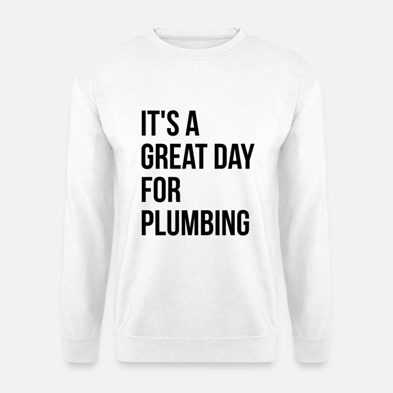 Klempner - Unisex Pullover - Weiß