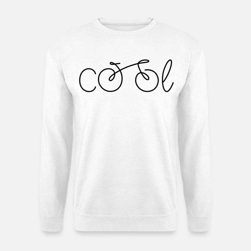 Fahrrad - Unisex Pullover - Weiß