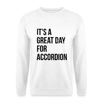 Accordion - Unisex Sweatshirt - white - Front