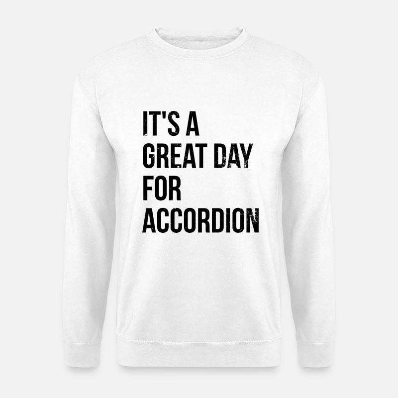 Akkordeon - Unisex Pullover - Weiß