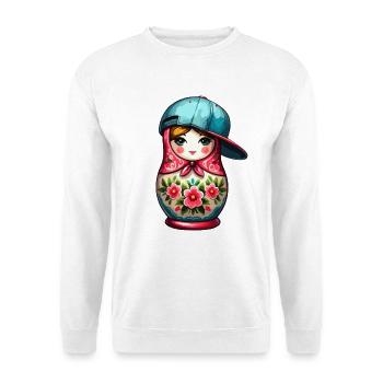 Matryoshka Cool Cap Gift - Unisex Sweatshirt - white - Front