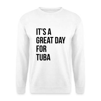 Tuba Tuba Tuba - Unisex Pullover - Weiß - Vorne