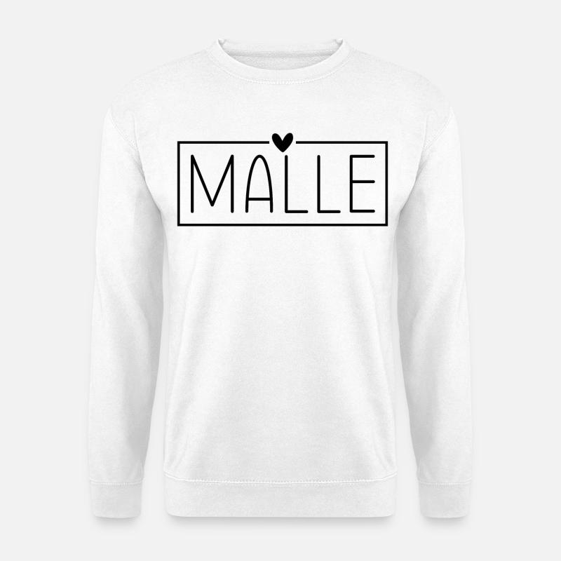 Mallorca Malle - Unisex Pullover - Weiß
